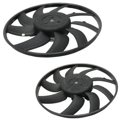 Rareelectrical - New Pair Of Cooling Fan Assembly Compatible With Audi A4 Premium Plus 4 Cyl 2.0L Q5 Premium 6 Cyl - Image 4