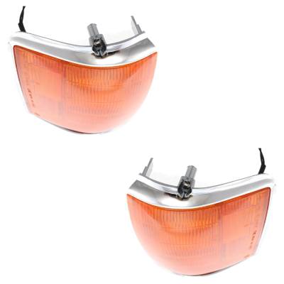 Rareelectrical - Pair Of Corner Lights Compatible With 1987-1989 Toyota Pickup Dlx 2.4L (87-88) Pickup Base 3.0L (88) - Image 2