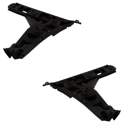 Rareelectrical - New Rear Left Outer And Rear Right Outer Bumper Bracket Compatible With Volkswagen Jetta Gli - Image 2