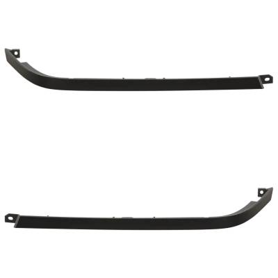 New Pair Of Headlight Filler Compatible With Mercedes Benz C280 Base 6 Cyl 2.8L C230 Kompressor 4