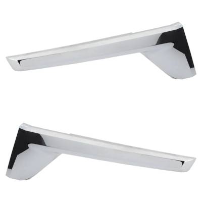 Pair Of Headlight Trim Compatible With Toyota Land Cruiser Heritage Edition 8 Cyl 5.7L Land Cruiser