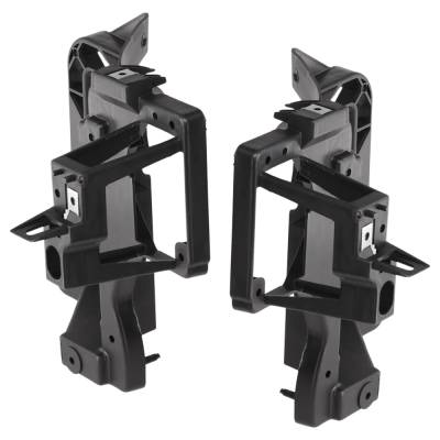 Rareelectrical - New Pair Of Headlight Bracket Compatible With Jeep Cherokee 75Th Anniversary 4 Cyl 2.4L Cherokee - Image 3