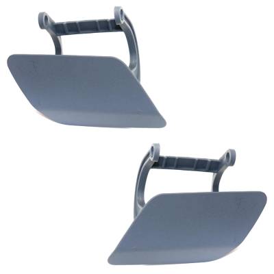 New Pair Of Headlight Washer Cover Compatible With Bmw 740I Base 740Li Xdrive Base 2013-2015 By