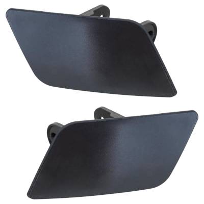 New Pair Of Headlight Washer Cover Compatible With Bmw 335I Gt Xdrive Base 6 Cyl 3.0L 340I Gt Xdrive