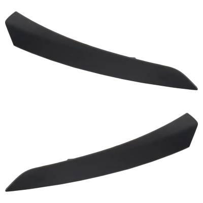 New Pair Of Headlight Trim Compatible With Nissan Pathfinder Rock Creek 6 Cyl 3.5L Pathfinder S 6