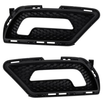 New Front Left And Front Right Fog Light Trim Compatible With Mercedes Benz E550 Base 8 Cyl 4.7L