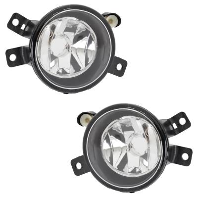 Front Left And Front Right Fog Light Compatible With Bmw X1 Sdrive28i X1 Xdrive35i 2012-2015 By