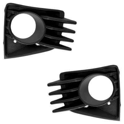 New Front Left And Front Right Fog Light Trim Compatible With Mitsubishi Mirage Carbon Edition 3 Cyl