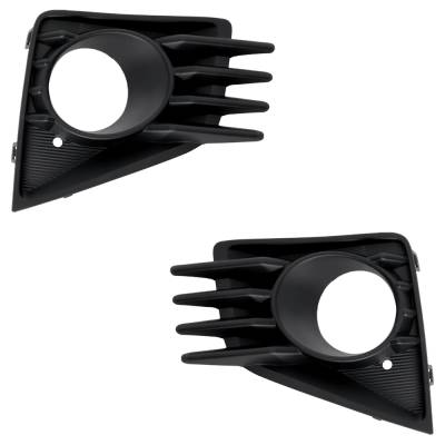 Rareelectrical - New Front Left And Front Right Fog Light Trim Compatible With Mitsubishi Mirage Black Edition 3 Cyl - Image 2