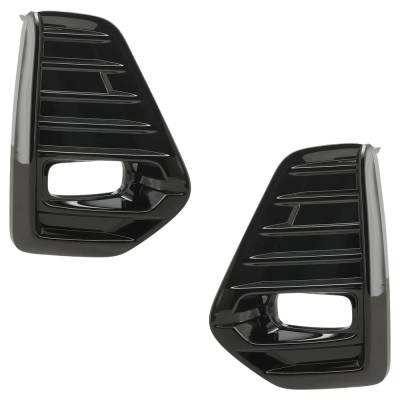 New Front Left And Front Right Fog Light Trim Compatible With Nissan Kicks S 4 Cyl 1.6L Kicks Sr 4