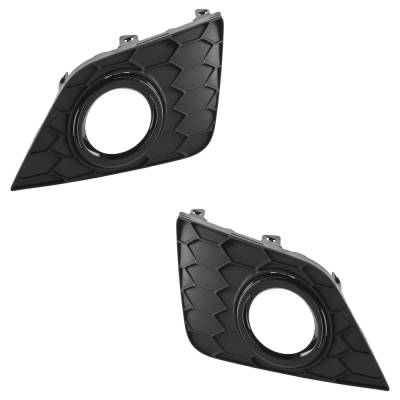 Rareelectrical - New Front Left And Front Right Fog Light Trim Compatible With Nissan Sentra Sl Sentra Sv 2016-2018 - Image 2