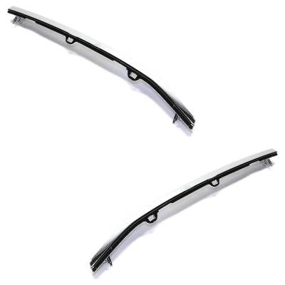 Rareelectrical - New Pair Of Grille Trim Compatible With Honda Pilot Lx 6 Cyl 3.5L Pilot Elite 6 Cyl 3.5L 2016-2018 - Image 2