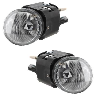 Front Fog Light Set Compatible With 2000-2002 Nissan Maxima Se 20Th Anniv 3.0L (01) Se 3.0L (00-01)