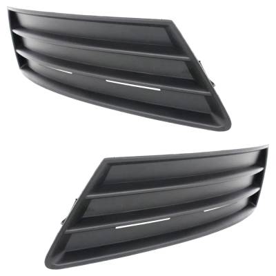 Rareelectrical - New Front Left And Front Right Fog Light Cover Compatible With Volkswagen Cc Sport 4 Cyl 2.0L Cc Vr6 - Image 2