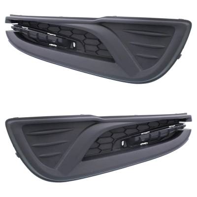 Rareelectrical - New Front Left And Front Right Fog Light Cover Compatible With Honda Civic Ex 4 Cyl 1.8L Civic Se 4 - Image 2