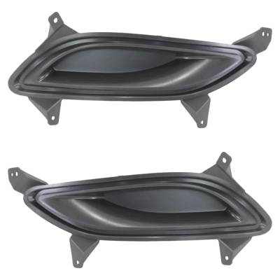 Rareelectrical - New Front Left And Front Right Fog Light Cover Compatible With Hyundai Sonata Gl Sonata Gls - Image 2