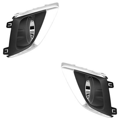 Rareelectrical - New Front Left And Front Right Fog Light Cover Compatible With Buick Envision Preferred Envision - Image 2