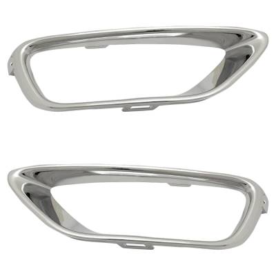 Rareelectrical - New Front Left And Front Right Fog Light Trim Compatible With Jeep Grand Cherokee Overland Grand - Image 6
