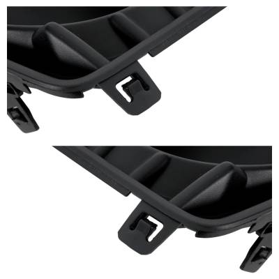 Rareelectrical - New Front Left And Front Right Fog Light Trim Compatible With Mitsubishi Mirage Le 3 Cyl 1.2L Mirage - Image 7