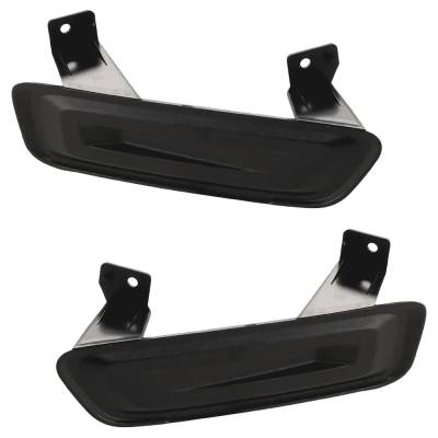 Rareelectrical - New Pair Of Fog Light Cover Compatible With Nissan Frontier Sv 6 Cyl 3.8L Frontier S 6 Cyl 3.8L - Image 2
