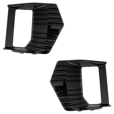 New Front Left And Front Right Fog Light Cover Compatible With Gmc Yukon Xl Denali 6 Cyl 3.0L Yukon