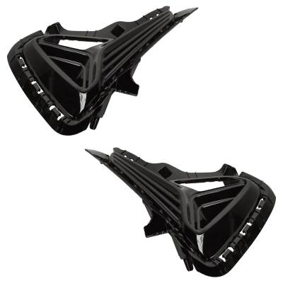 Rareelectrical - New Front Left And Front Right Fog Light Cover Compatible With Hyundai Sonata Preferred Sonata Eco - Image 3