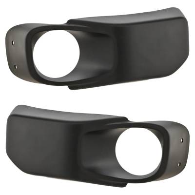 New Front Left And Front Right Fog Light Trim Compatible With Jeep Wrangler Rubicon 6 Cyl 3.6L
