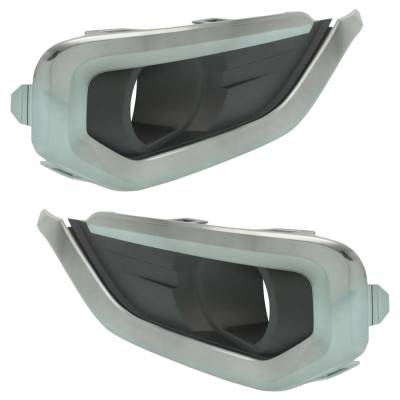 Rareelectrical - New Front Left And Front Right Fog Light Trim Compatible With Gmc Acadia Slt 6 Cyl 3.6L Acadia Sl 4 - Image 3