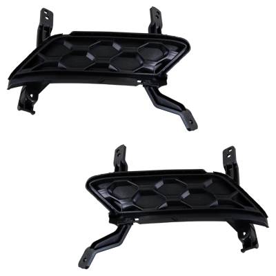 Front Left And Front Right Fog Light Cover Compatible With Hyundai Santa Fe Se 2019-2020 By