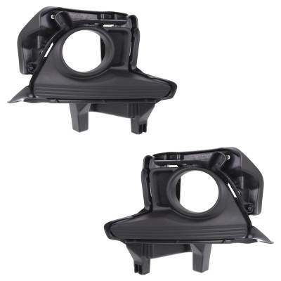 New Front Left And Front Right Fog Light Trim Compatible With Toyota Highlander Xle 6 Cyl 3.5L