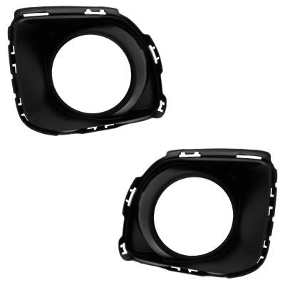 New Front Left And Front Right Fog Light Trim Compatible With Gmc Canyon Denali 4 Cyl 2.8L Canyon