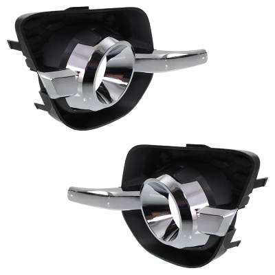 Rareelectrical - New Front Left And Front Right Fog Light Trim Compatible With Chevrolet Equinox Lt 6 Cyl 3.6L - Image 3