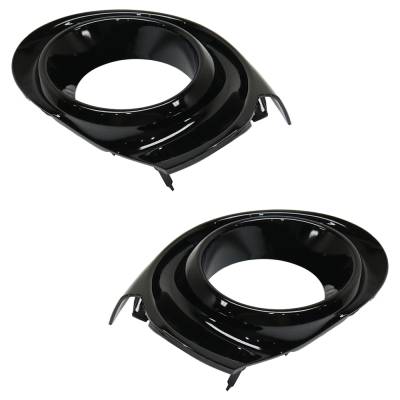 Rareelectrical - New Front Left And Front Right Fog Light Trim Compatible With Toyota Prius C Three Prius C Base - Image 3