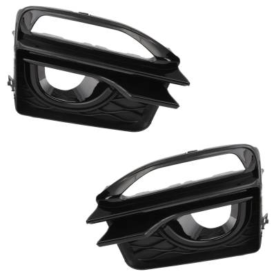 Rareelectrical - New Front Left And Front Right Fog Light Trim Compatible With Infiniti Q50 Hybrid Q50 Red Sport 400 - Image 2