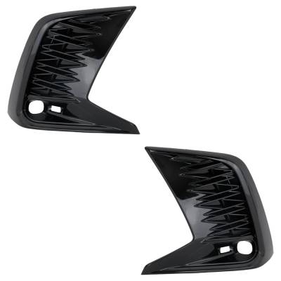New Front Left And Front Right Fog Light Trim Compatible With Lexus Nx350 F Sport Handling 4 Cyl