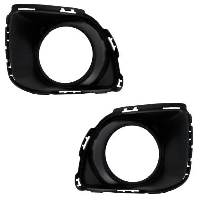 Rareelectrical - New Front Left And Front Right Fog Light Trim Compatible With Gmc Canyon Denali 6 Cyl 3.6L Canyon - Image 2