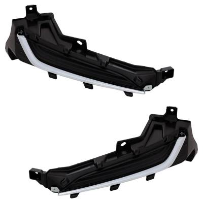 New Front Left And Front Right Fog Light Cover Compatible With Lexus Rx350l Base 6 Cyl 3.5L Rx350