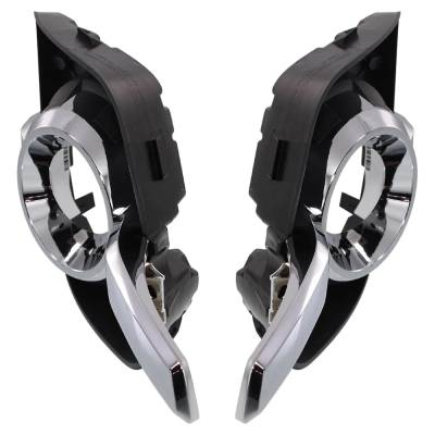 Rareelectrical - New Front Left And Front Right Fog Light Trim Compatible With Chevrolet Equinox Lt 6 Cyl 3.0L - Image 2