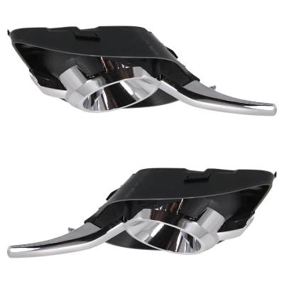 Rareelectrical - New Front Left And Front Right Fog Light Trim Compatible With Chevrolet Equinox Lt 6 Cyl 3.0L - Image 4
