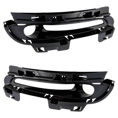 New Front Left And Front Right Fog Light Trim Compatible With Jeep Grand Cherokee Srt 2014-2016 By