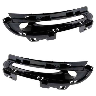 Rareelectrical - New Front Left And Front Right Fog Light Trim Compatible With Jeep Grand Cherokee Srt 2014-2016 By - Image 6