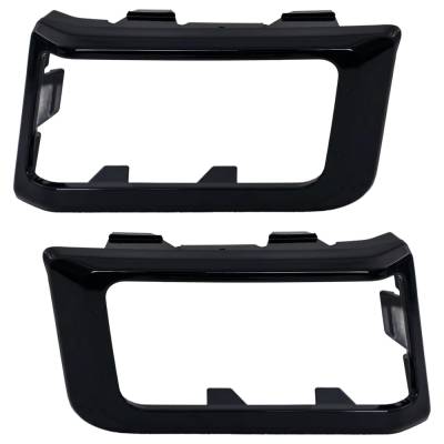 New Front Left And Front Right Fog Light Trim Compatible With Gmc Sierra 1500 Elevation 8 Cyl 5.3L