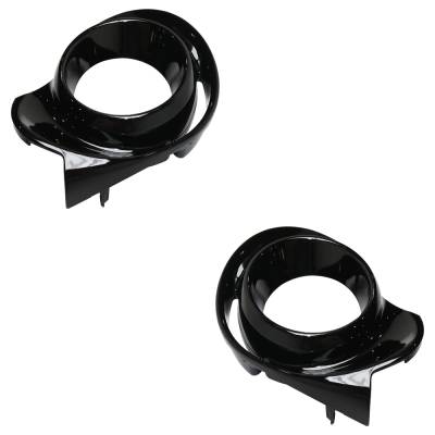 Rareelectrical - New Front Left And Front Right Fog Light Trim Compatible With Toyota Prius C One Prius C Two - Image 2