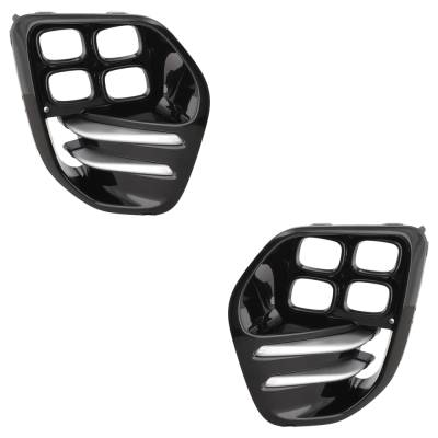 New Front Left And Front Right Fog Light Trim Compatible With Kia Sportage Sx Turbo 4 Cyl 2.0L