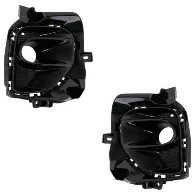 Rareelectrical - New Front Left And Front Right Fog Light Trim Compatible With Kia Seltos X-Line 4 Cyl 1.6L Seltos S - Image 2