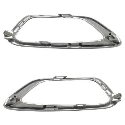 Rareelectrical - New Front Left And Front Right Fog Light Trim Compatible With Jeep Grand Cherokee Overland Grand - Image 5