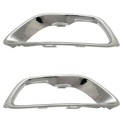 New Front Left And Front Right Fog Light Trim Compatible With Jeep Grand Cherokee Laredo Grand