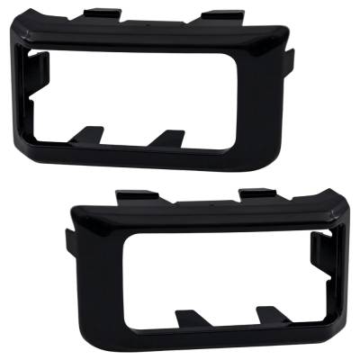 Rareelectrical - New Front Left And Front Right Fog Light Trim Compatible With Gmc Sierra 1500 Denali 8 Cyl 5.3L - Image 2