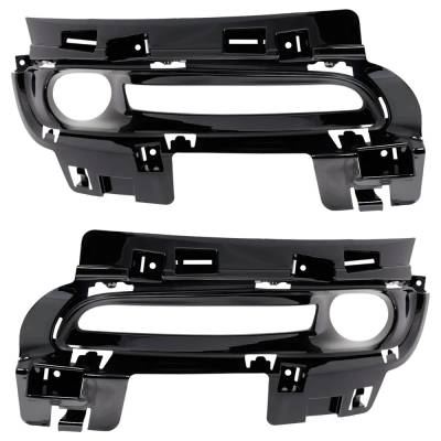 Rareelectrical - New Front Left And Front Right Fog Light Trim Compatible With Jeep Grand Cherokee Srt 2014-2016 By - Image 3