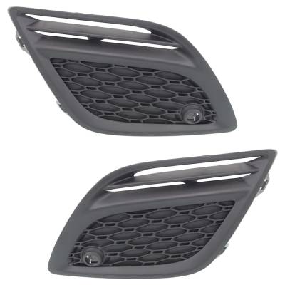 New Front Left And Front Right Fog Light Cover Compatible With Volvo Xc60 3.2 R-Design 6 Cyl 3.2L